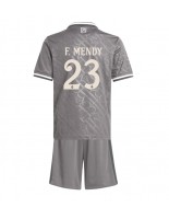 Real Madrid Ferland Mendy #23 Tredjedraktsett Barn 2024-25 Korte ermer (+ bukser)